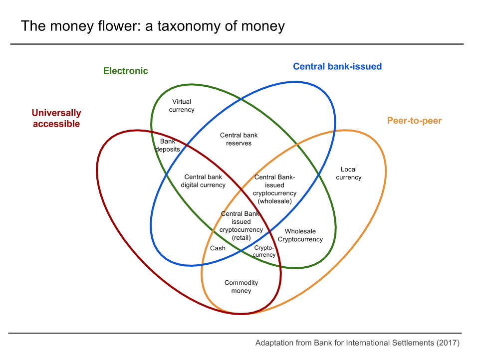 The money flower: a taxonomy of money